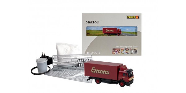 Faller 161487 Car Syst. Startset Vrachtw. Mb Sk Emons H0