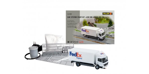 Faller 161488 Car Syst. Startset Vrachtw. Mb Atego Fedex H0